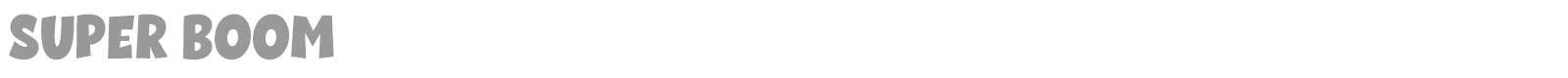 Super Boom font preview